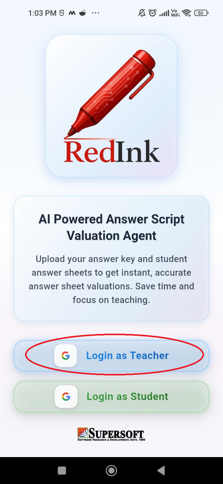 Download RedInk App